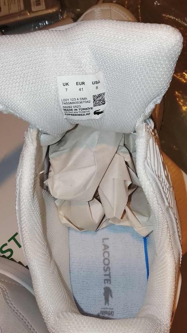 Zapatillas Lacoste Blancas y Verdes