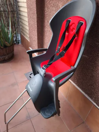 Seggiolino per bici Homax rosso e nero