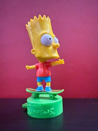 Action Figure Bart Simpson Skateboard