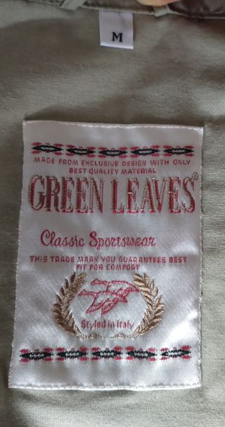 GIUBBINO DA UOMO DI COTONE KAKI