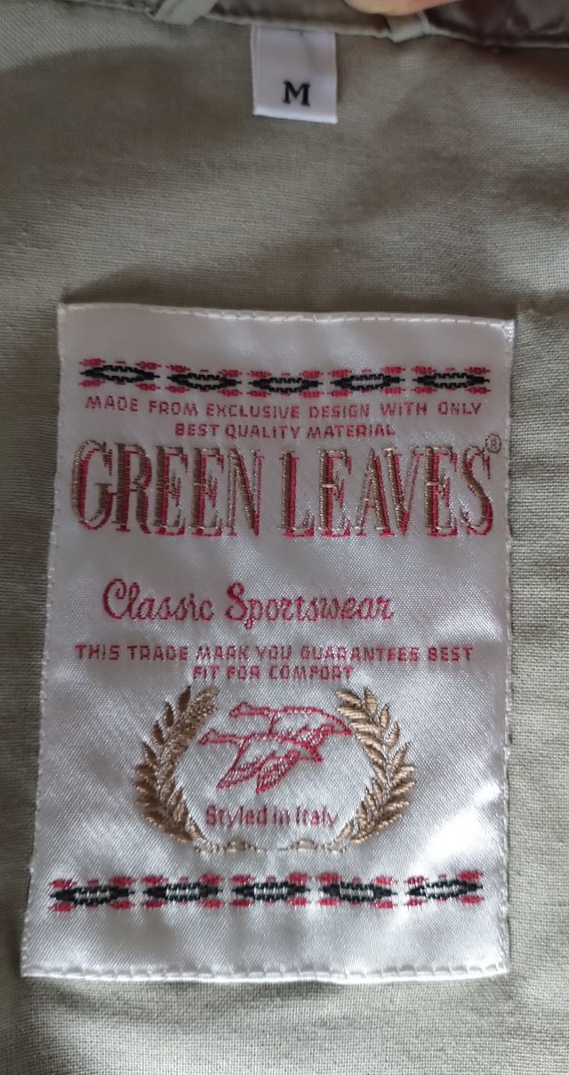 GIUBBINO DA UOMO DI COTONE KAKI