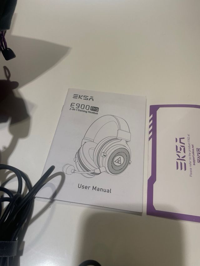 Auriculares Gaming EKSA E900 Pro Negro