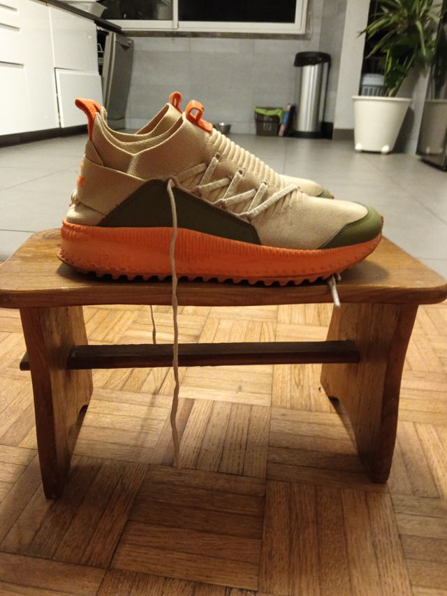 Tênis Puma Masculino Bege/Verde Nº 42