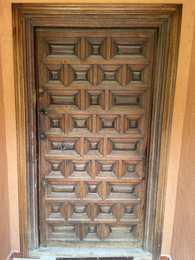 Puerta Antigua Madera Tallada