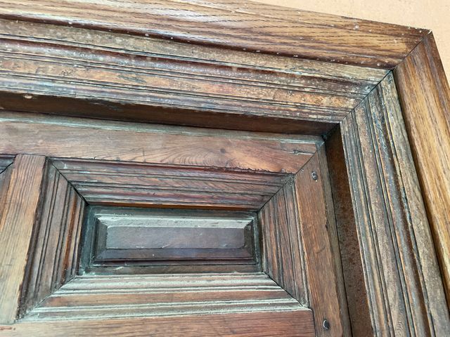 Puerta Antigua Madera Tallada