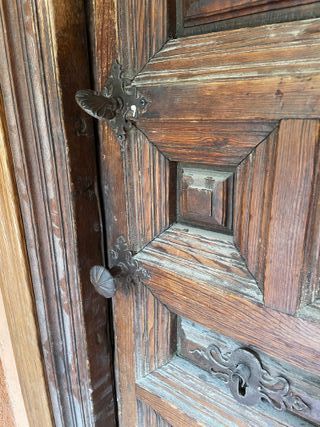 Puerta Antigua Madera Tallada