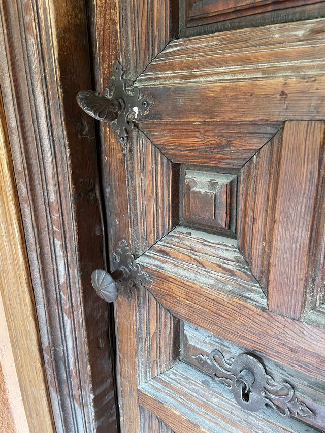 Puerta Antigua Madera Tallada
