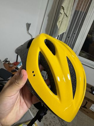 Kit Glovo Casco Giallo + Zaino