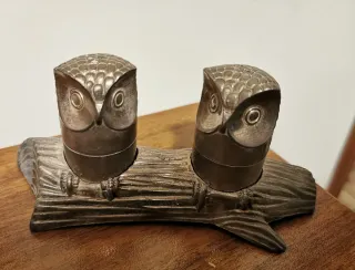 Set Saliere e Pepiere Vintage Gufo
