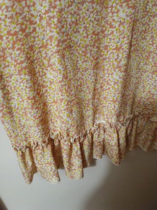 Vestido corto estampado floral