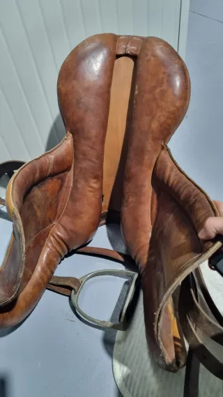 Sella equitazione Orecchia vintage