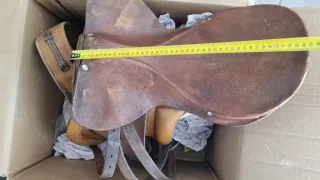 Sella equitazione Orecchia vintage