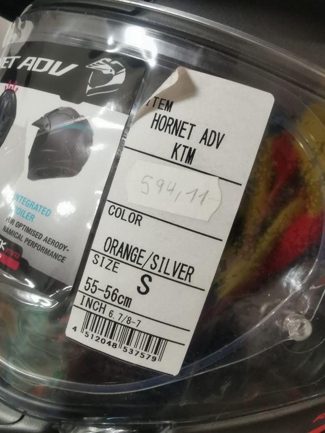 Casco Shoei Hornet Adventure KTM talla S