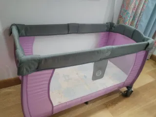 Cuna de viaje plegable + colchon