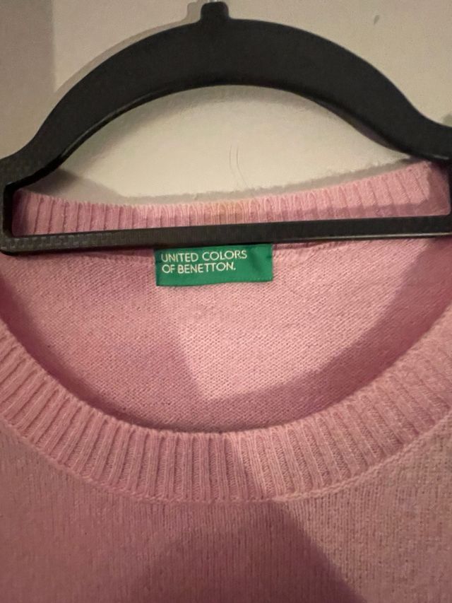 Conjunto punto rosa Benetton