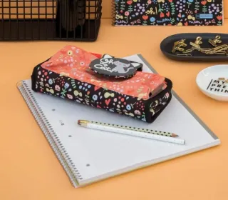 Estuche portatodo escolar Oh My Cat Cierre Decorat