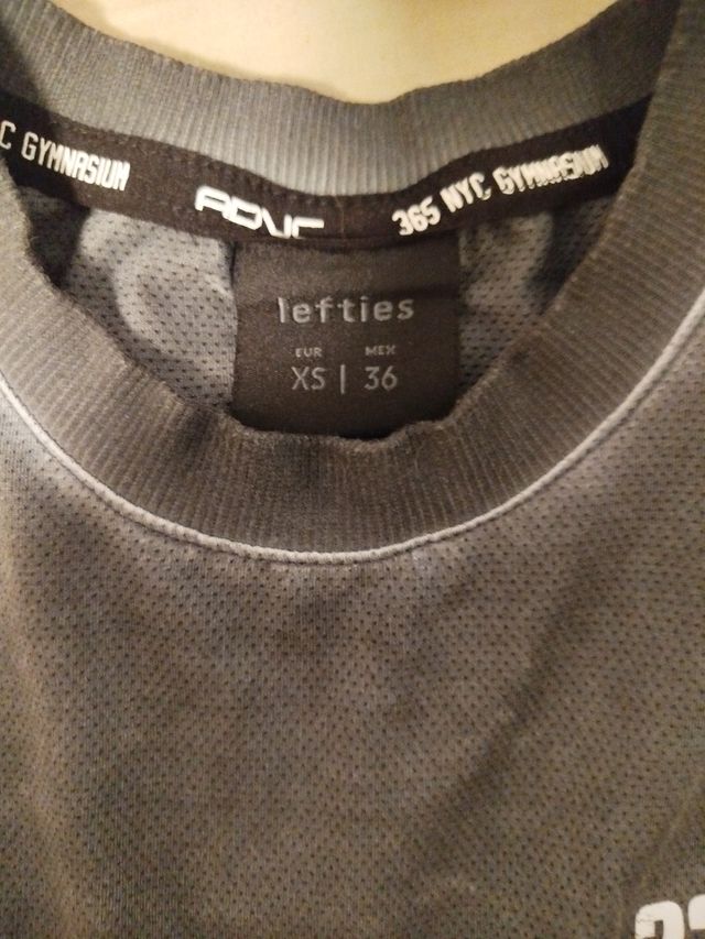 Camiseta tirantes gris TRAINING