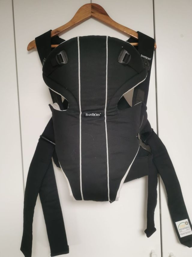 Mochila Portabebés BabyBjorn Negra