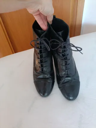 Botines Fosco Piel Negros