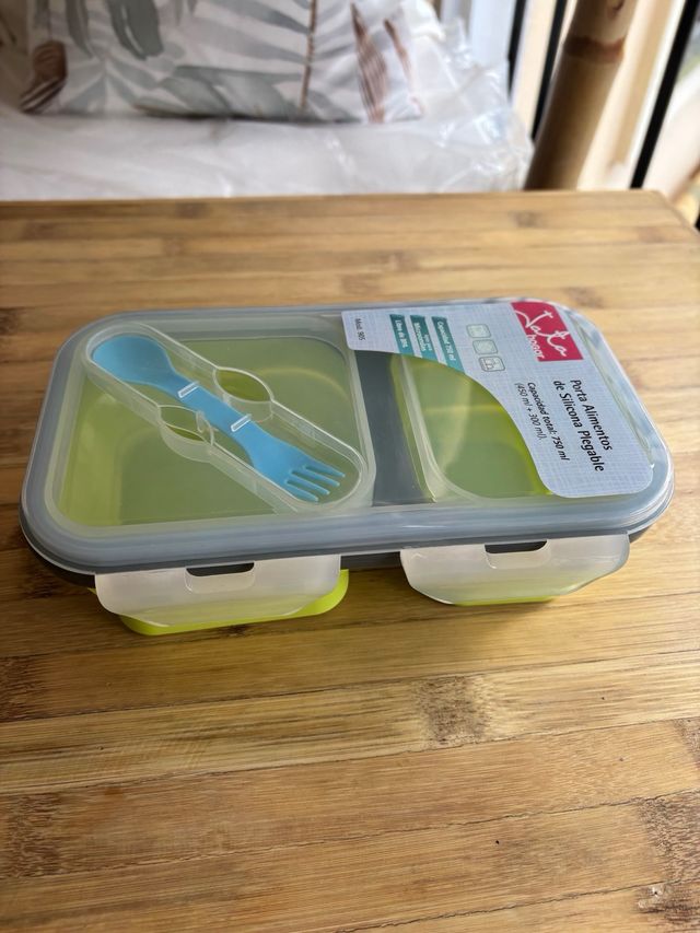 Porta Alimentos Jata Silicona Plegable