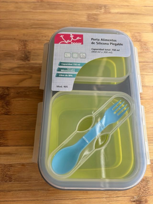 Porta Alimentos Jata Silicona Plegable