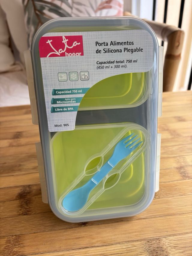 Porta Alimentos Jata Silicona Plegable