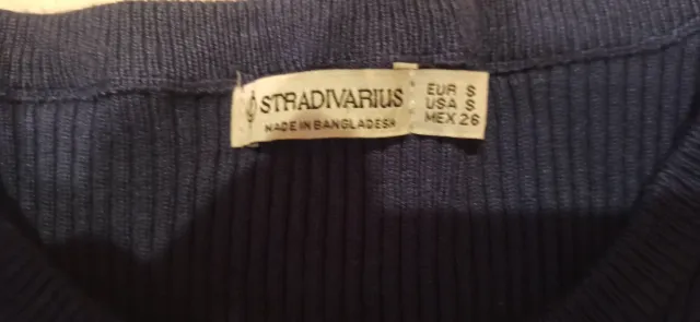 Jersey sin hombros azul