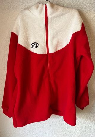 Chaqueta Invierno Unisex Roja y Blanca