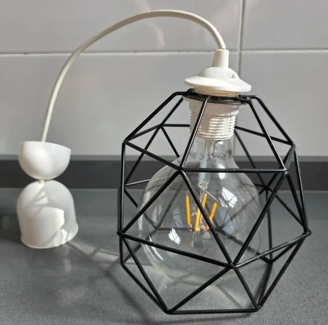 Lámpara Colgante Decorativa Negra