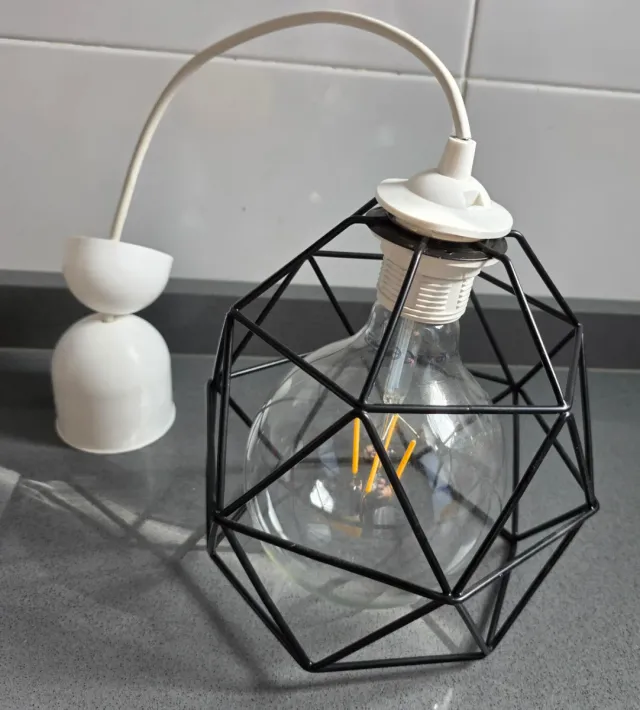 Lámpara Colgante Decorativa Negra