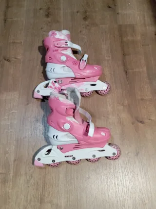 Patines en línea con protecciónes y bolsa