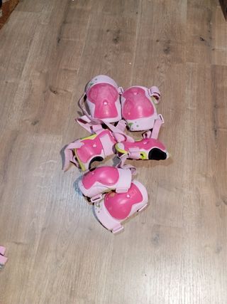 Patines en línea con protecciónes y bolsa