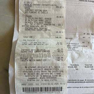 Plancha secador dyson