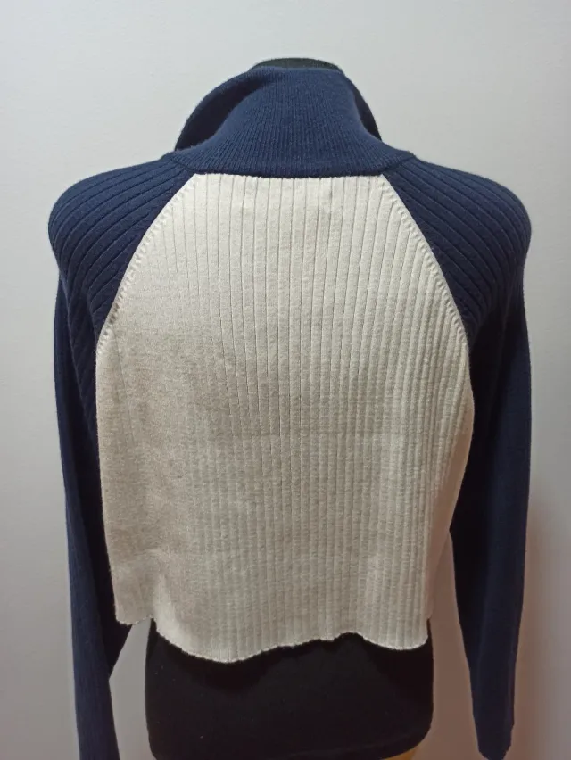 Jersey de punto con cremallera