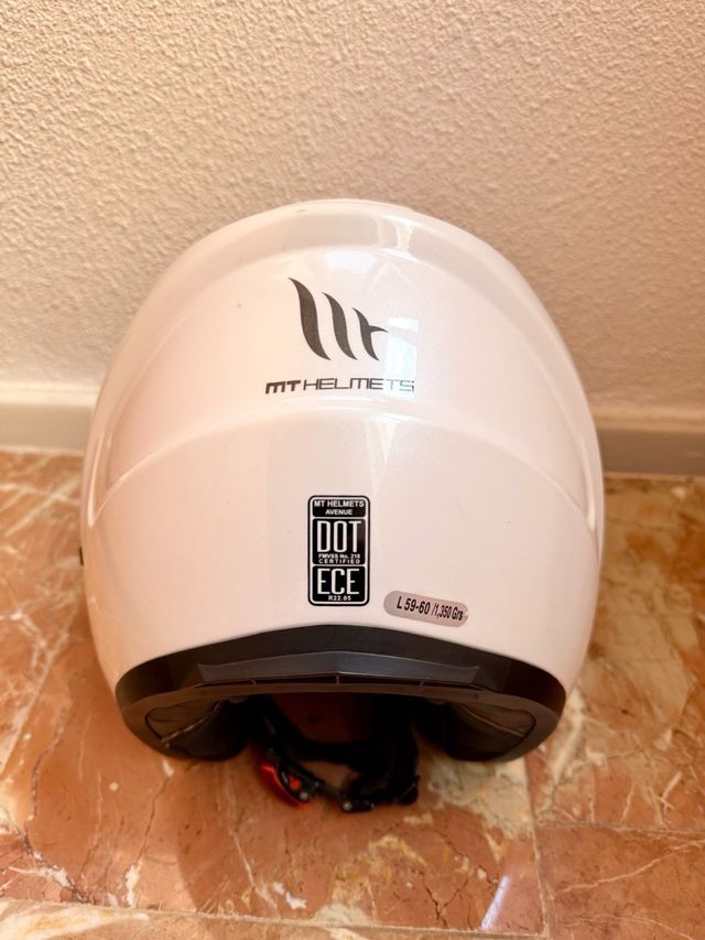 Casco Moto MTHELMETS JET Blanco