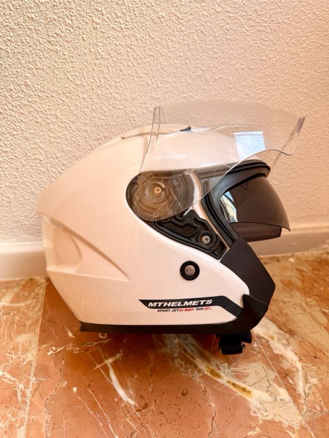 Casco Moto MTHELMETS JET Blanco