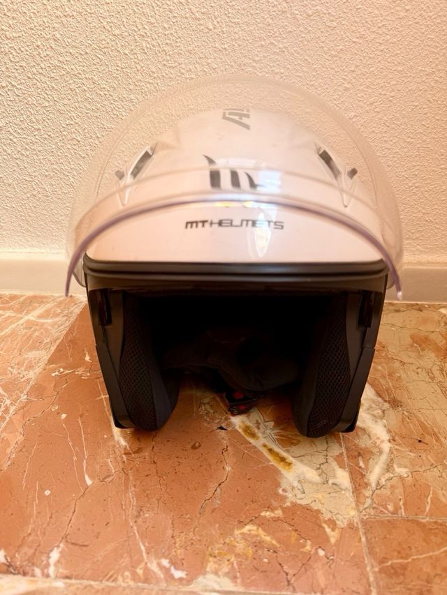 Casco Moto MTHELMETS JET Blanco