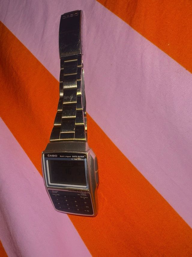 Reloj Casio Calculadora plateado