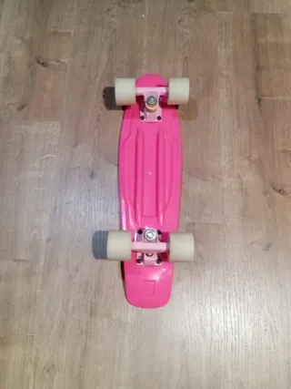 Skate rosa con flamencos