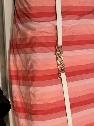 Cinturón Lola Casademunt Blanco y Dorado