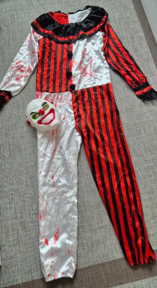 Disfraz Payaso Diabólico Talla Única