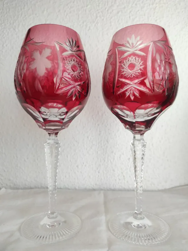 Copas Nachtmann cristal tallado alemán