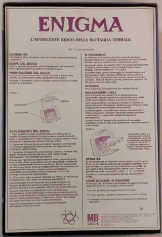 Gioco da Tavolo MB Giochi Enigma