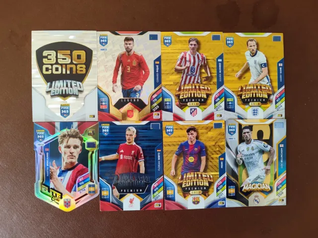Tarjetas Adrenalyn FIFA 365 Premium Gold