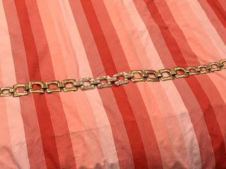 Cinturón Mango Dorado con Piedras