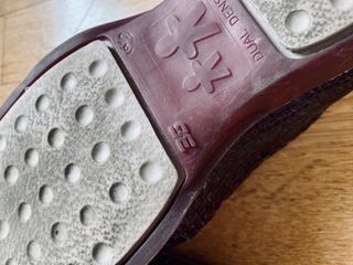 Zapatos de piel trenzada talla 36