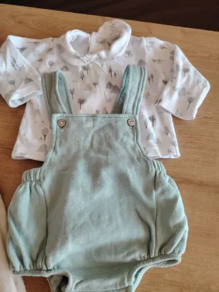 Conjunto ranita, camiseta y leotardos 3 meses