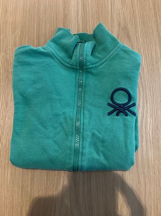 Felpa bambino Benetton verde