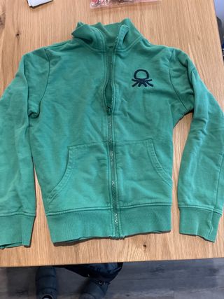Felpa bambino Benetton verde