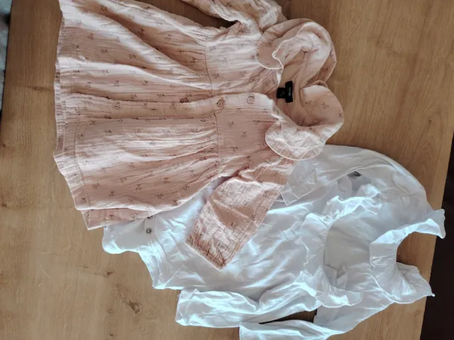 Vestido 1 mes y 2 bodies 3 meses